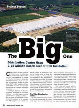 EPS Roof Insulation Article